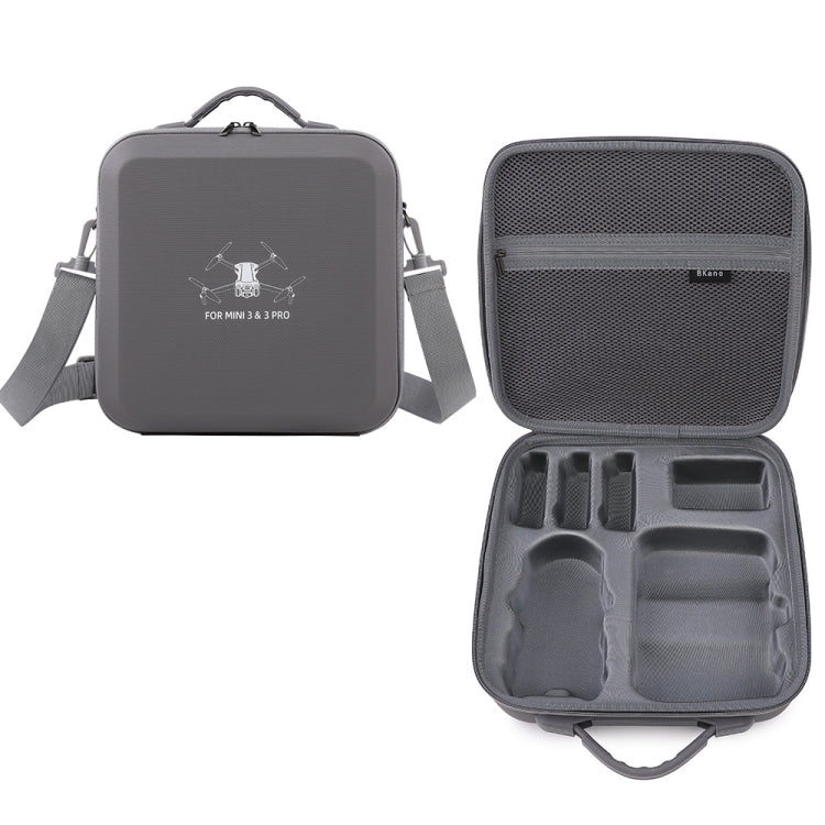 For DJI Mini 3 / Mini 3 Pro  BKANO PU Storage Bag Portable Shoulder Bag Messenger Bag, M3-012 RC Version, M3-012 RC-N1 Version