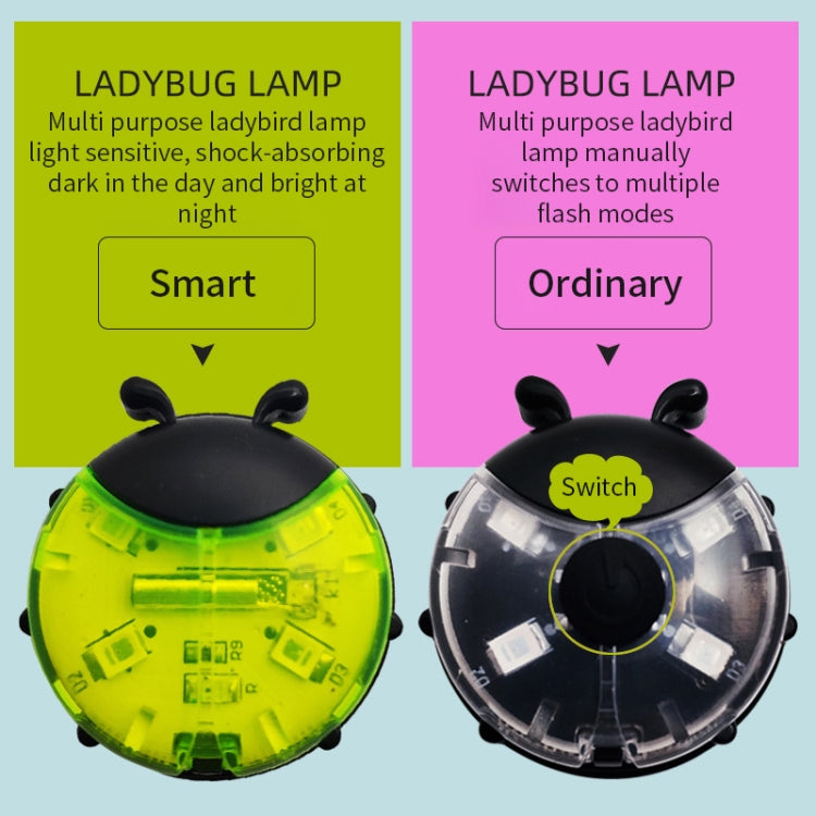 Ladybug Wheel Light Children Balance Bike Bicycle Hub Light, Manual Red