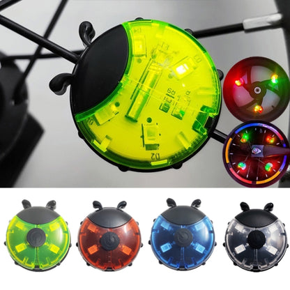 Ladybug Wheel Light Children Balance Bike Bicycle Hub Light, Manual Red