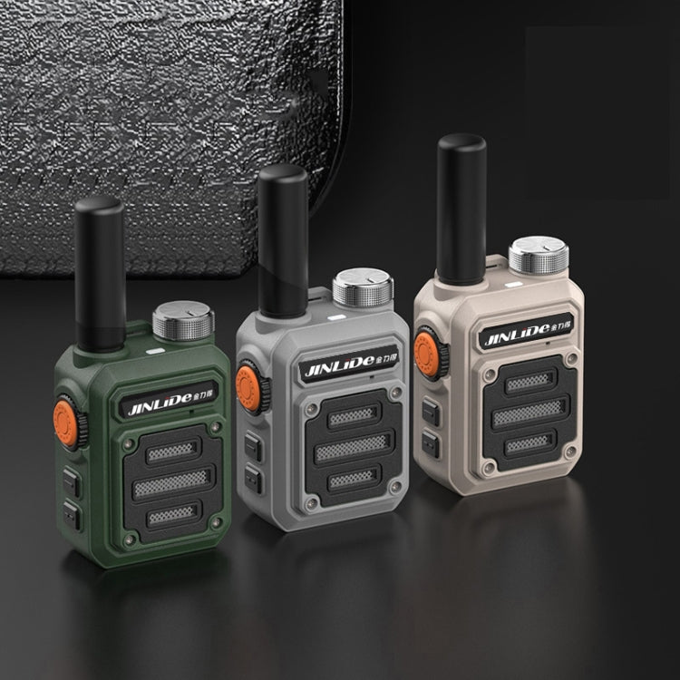 JINLIDE 3-5km 8W 6000mAh Hand-held Walkie Talkie Wireless Copy Frequency Ham Radio, G63 (Green), G63 (Yellow), G63 (Gray)