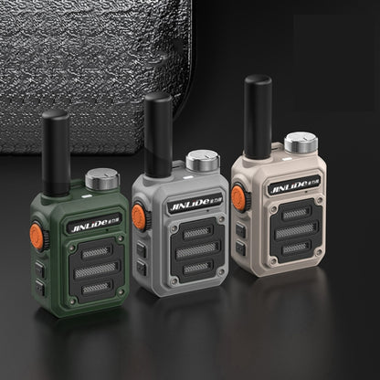JINLIDE 3-5km 8W 6000mAh Hand-held Walkie Talkie Wireless Copy Frequency Ham Radio, G63 (Green), G63 (Yellow), G63 (Gray)
