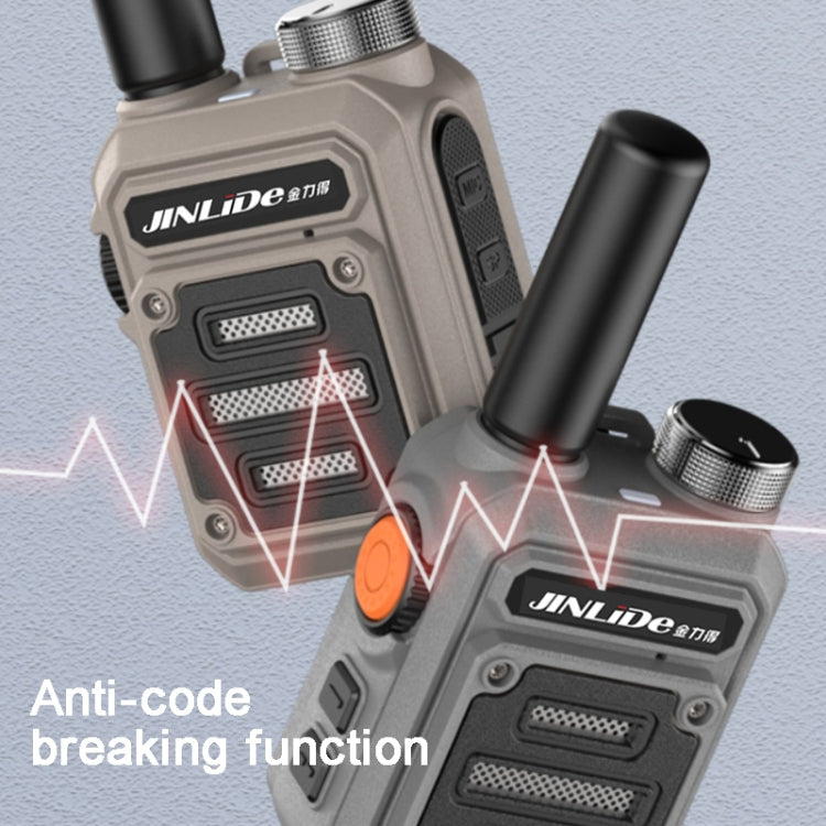 JINLIDE 3-5km 8W 6000mAh Hand-held Walkie Talkie Wireless Copy Frequency Ham Radio, G63 (Green), G63 (Yellow), G63 (Gray)