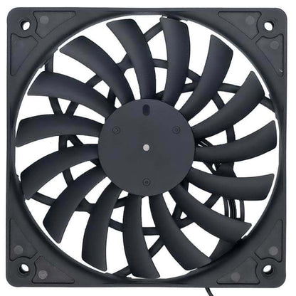 FANNE RIce Soul F12012 Desktop Chassis Ultra-thin 4pin Cooling Fan Intelligent PWM Speed Regulation, F12012