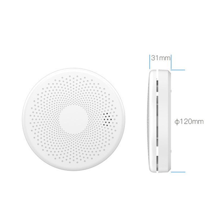 RH-WS11-W WiFi 2 In 1 Smoke Alarm Carbon Monoxide Composite Smoke Sensor, RH-WS11-W