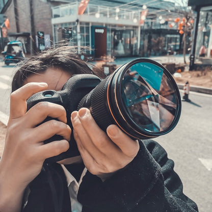 77mm Pentaprism Photography Foreground Blur SLR Filter, Pentaprism 77mm