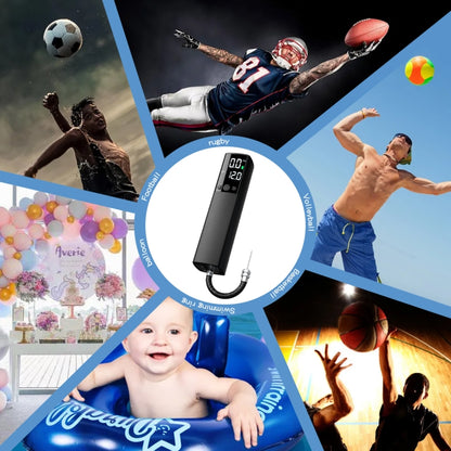AP-04 Wireless Electric Air Pump With LCD Display For Football Basketball