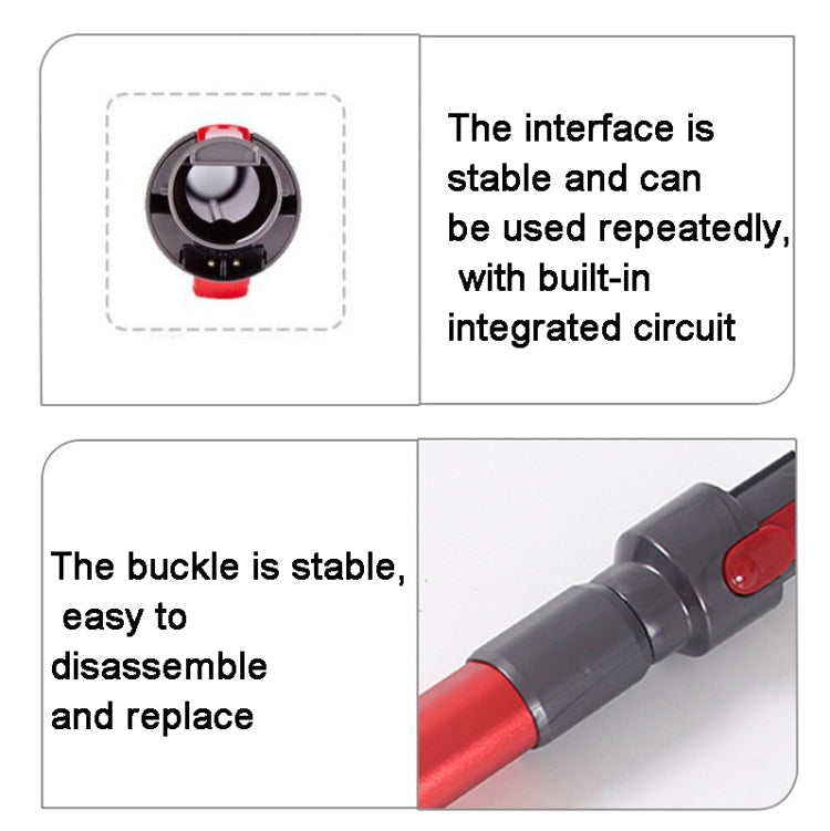 For Dyson V7 V8 V10 V11 V15 Vacuum Cleaner Telescopic Rod Metal Extension Extension Tube, Telescopic Rod