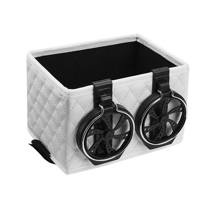Car Armrest Box Folding Storage Box Multifunctional Water Cup Holder