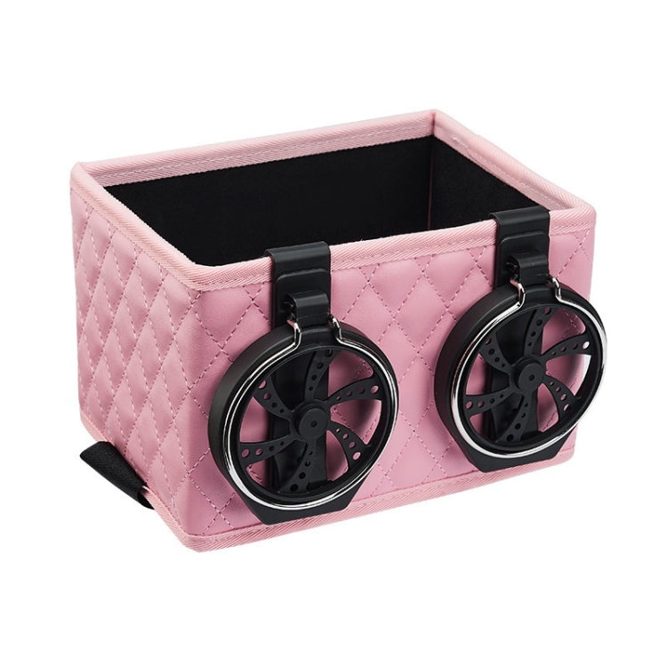 Car Armrest Box Folding Storage Box Multifunctional Water Cup Holder