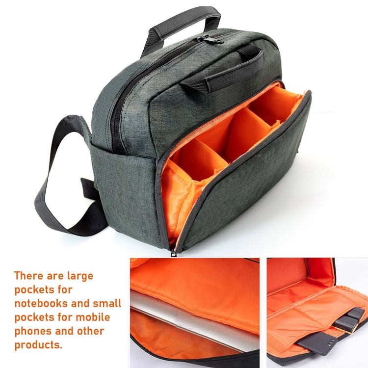 SLR Camera Bag Men Crossbody  Photography Bag Waterproof Carrying Case with USB Charging Port, Large, Small