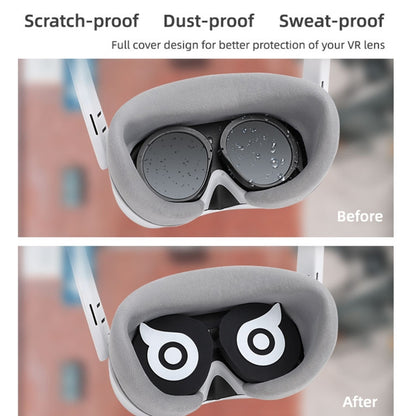 Hifylux PC-ZF23 For PICO 4 Owl Lens Protector Dust Scratch VR Glasses Silicone Case, PC-ZF23 Orange, PC-ZF23 Yellow, PC-ZF23 White