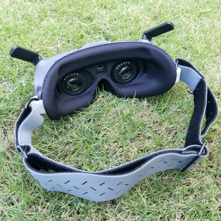 For DJI Goggles 2 Foam Padding Sponge Eye Pad Mask, Black, With Lens Cover Black