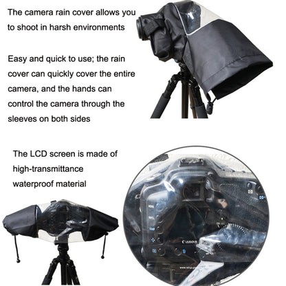 For 5D3 / D800 SLR Camera Rain Cover Photography Camera Raincoat Medium Telephoto Lens Rain Cover, Camera Raincoat