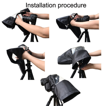 For 5D3 / D800 SLR Camera Rain Cover Photography Camera Raincoat Medium Telephoto Lens Rain Cover, Camera Raincoat