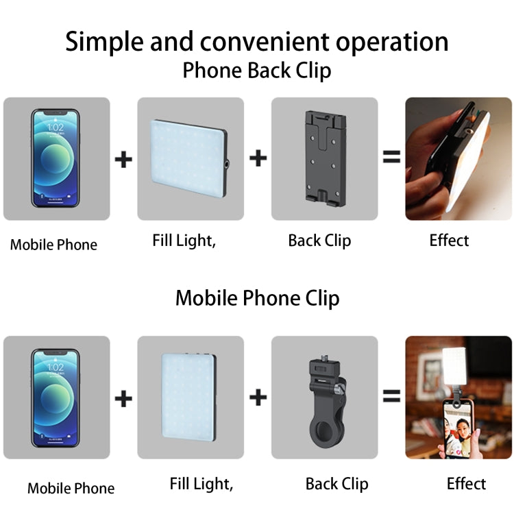 5W Mobile Phone Fill Light Live Broadcast Pocket Light, V11SE, V11RGB, V11