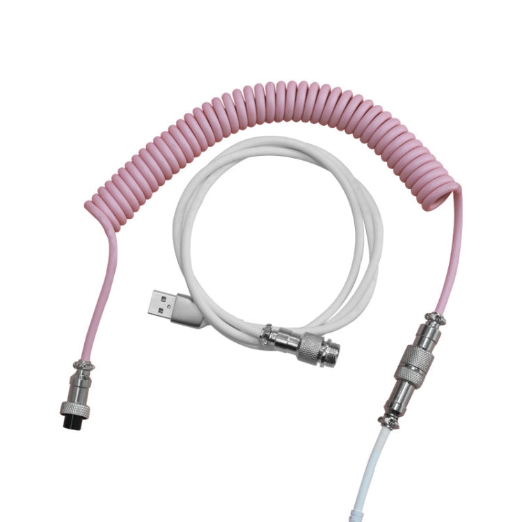 Ajazz AL60 USB To Type-C/USB-C Keyboard Extension Line Single Hole Connector, Cable Length: 2.3m