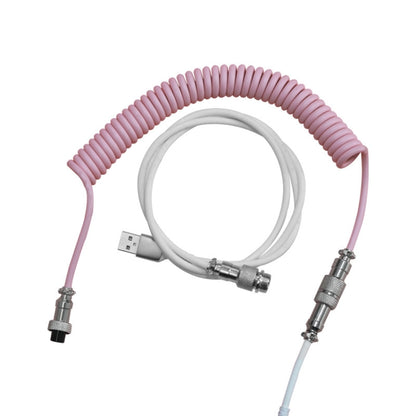 Ajazz AL60 USB To Type-C/USB-C Keyboard Extension Line Single Hole Connector, Cable Length: 2.3m