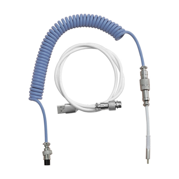 Ajazz AL60 USB To Type-C/USB-C Keyboard Extension Line Single Hole Connector, Cable Length: 2.3m
