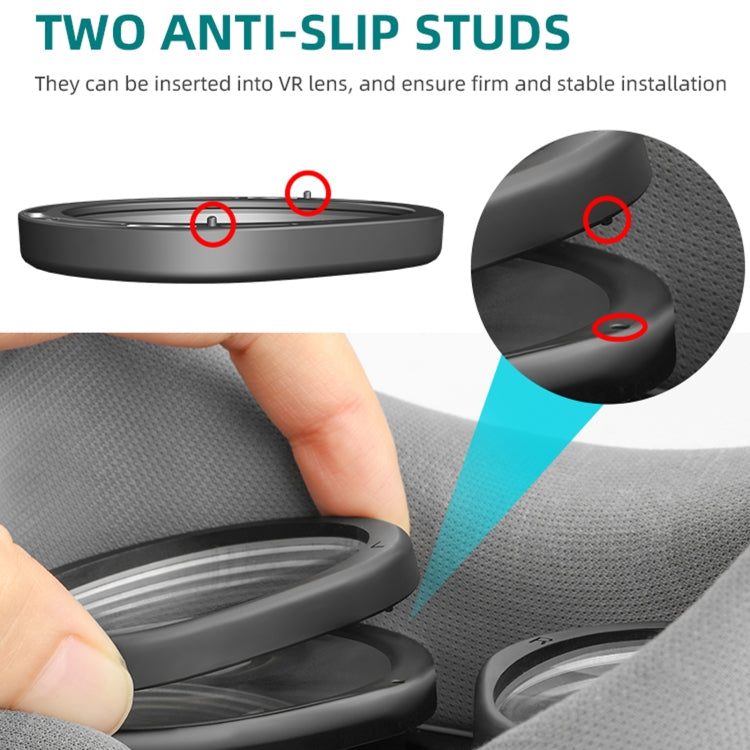 For PICO 4 Hifylux PC-QF25 1pair Magnetic Myopia Glasses Box Non-spherical Resin VR Glasses Accessories