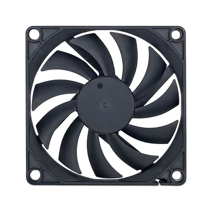 FANNER Ice Soul F8010 Ultra Thin Chassis Fan 4pin PWM Intelligent Speed Adjustment Quiet Cooling Heat Dissipation, F8010
