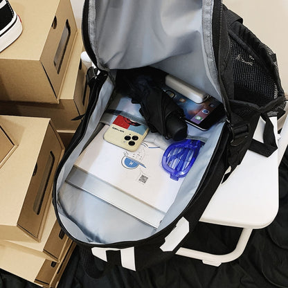 Spring Rope Basketball Bag Multifunctional Training Backpack Hand Lifting Capacity Sports Bag