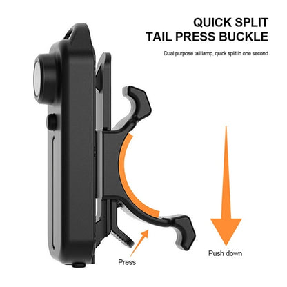 Bicycle Tail Light Type-C Rechargeable Outdoor Warning Light With Pen Clip, W677
