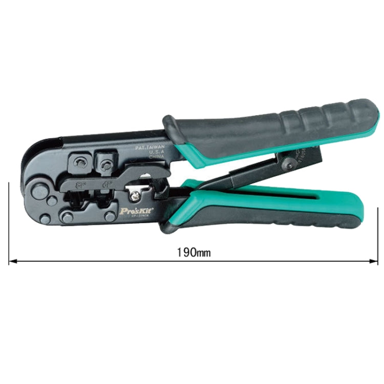 ProsKit CP-376TR 4P/6P/8P Three-Use Network Crimping Pliers, CP-376TR