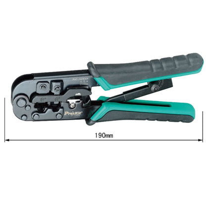 ProsKit CP-376TR 4P/6P/8P Three-Use Network Crimping Pliers, CP-376TR