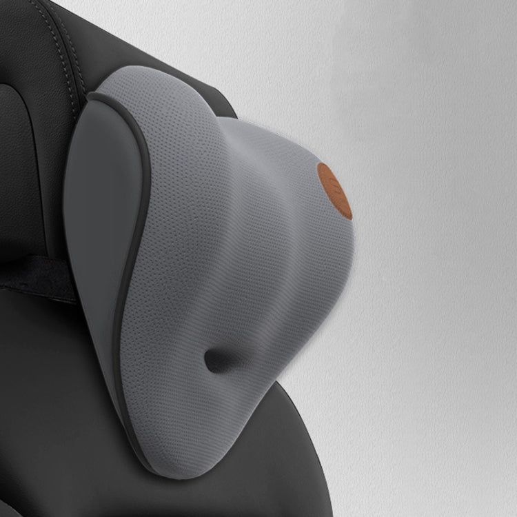 SR-21 Car Lumbar Cushion Headrest Seat Memory Foam Accessories, Style:, Ordinary Headrest (Black), Ordinary Headrest (Gray), Ordinary Headrest (Brown), Massage Headrest (Black), Massage Headrest (Gray), Massage Headrest (Brown)