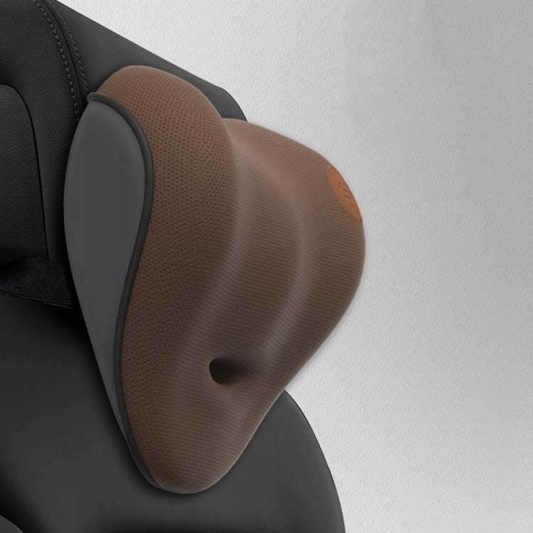 SR-21 Car Lumbar Cushion Headrest Seat Memory Foam Accessories, Style:, Ordinary Headrest (Black), Ordinary Headrest (Gray), Ordinary Headrest (Brown), Massage Headrest (Black), Massage Headrest (Gray), Massage Headrest (Brown)