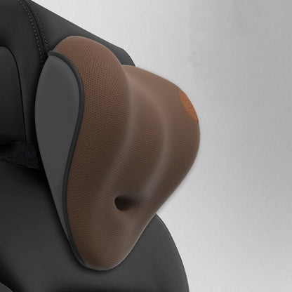 SR-21 Car Lumbar Cushion Headrest Seat Memory Foam Accessories, Style:, Ordinary Headrest (Black), Ordinary Headrest (Gray), Ordinary Headrest (Brown), Massage Headrest (Black), Massage Headrest (Gray), Massage Headrest (Brown)