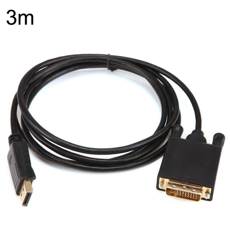 1080P DP to DVI HD Adapter Cable Gold-plated Plug, DP31 1.8m, DP31 3m