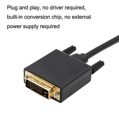 1080P DP to DVI HD Adapter Cable Gold-plated Plug, DP31 1.8m, DP31 3m