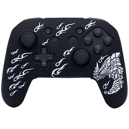 For Nintendo Switch Pro Game Handle Soft Shock Absorbing Silicone Protective Sleeve, White, Red, Green, Blue, Bronze