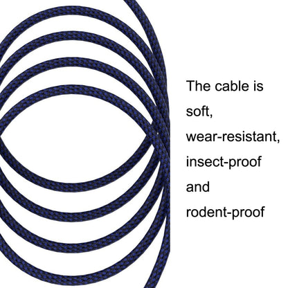 Blue and Black Net TRS 6.35mm Male To Caron Female Microphone XLR Balance Cable, 0.5m, 1m, 1.8m, 3m, 5m, 8m, 10m, 12m, 15m, 20m, 25m, 30m