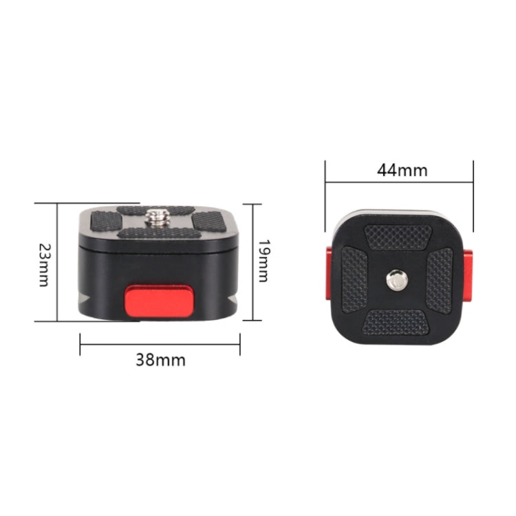 Quick Release Plate Clamp for DSLR Camera Camcorder Tripod Monopod, Z049 Quartet Mini, Z056 Mini Gimbal, Z005 Mini V-Lock