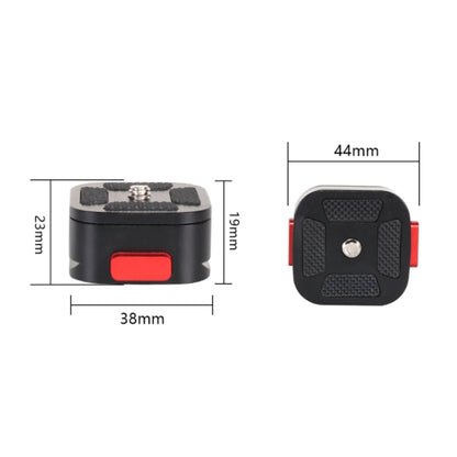 Quick Release Plate Clamp for DSLR Camera Camcorder Tripod Monopod, Z049 Quartet Mini, Z056 Mini Gimbal, Z005 Mini V-Lock