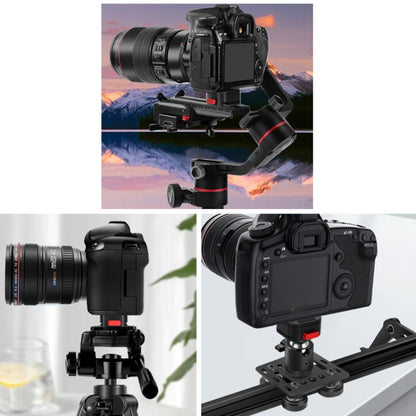 Quick Release Plate Clamp for DSLR Camera Camcorder Tripod Monopod, Z049 Quartet Mini, Z056 Mini Gimbal, Z005 Mini V-Lock