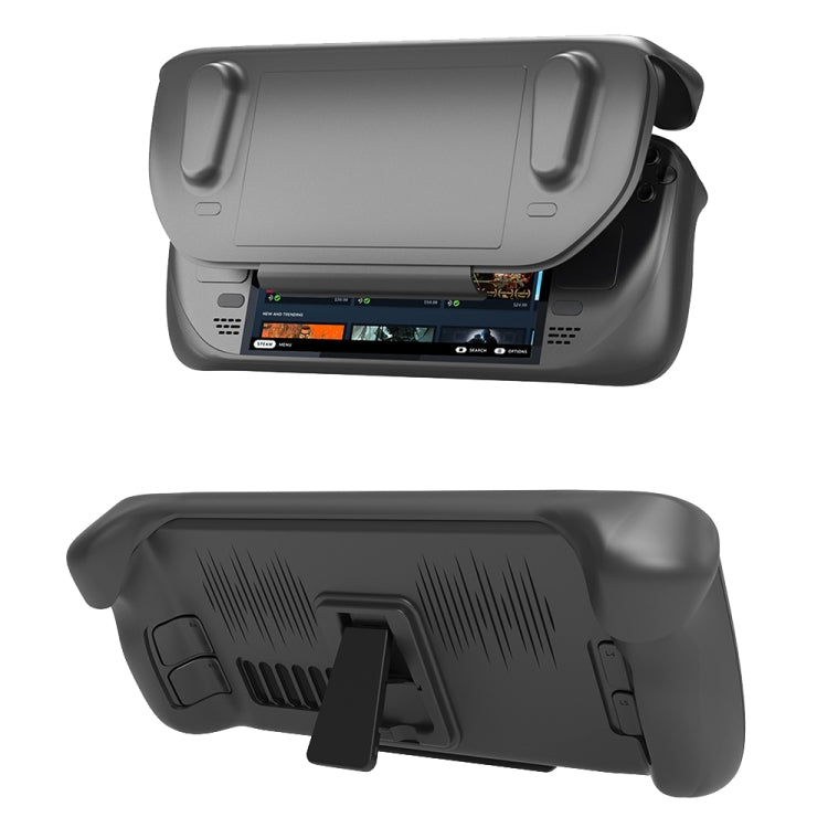 For Steam Deck JYS-SD012 Game Console All-inclusive Protective Case + Detachable Cover Set with Bracket, All-inclusive Case + Detachable Cover