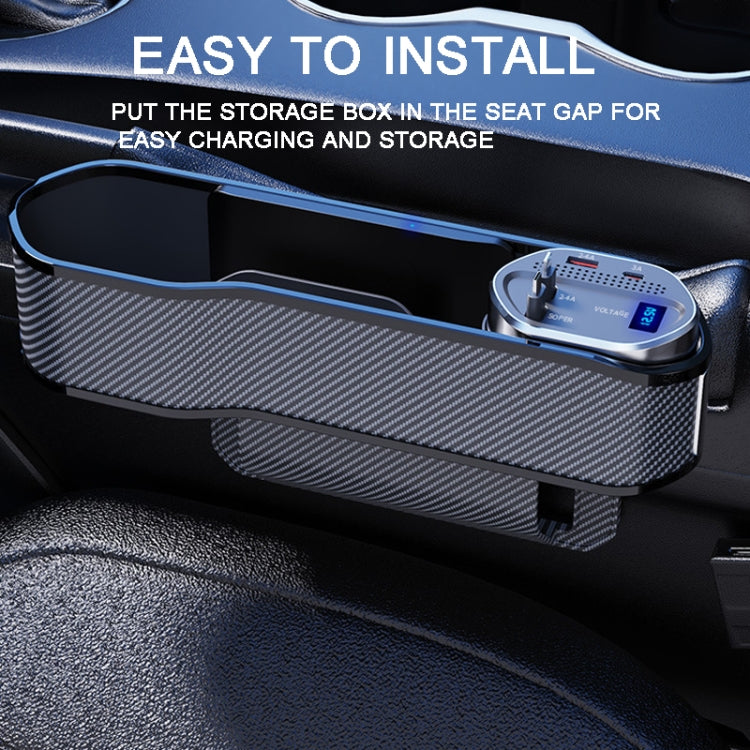 Vehicle Seat Gap Storage Box Organizer Front Seat Console Side Pocket ,Spec:, Wireless Charging Ordinary  Wire, No Wireless Charging Ordinary Wire, Wireless Charging Upgrade Wire, No Wireless Charging Upgrade Wire