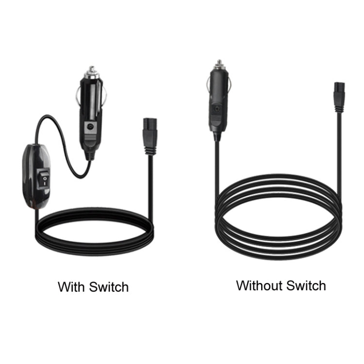 12V/24V Car Refrigerator Cable B Suffix Cigarette Lighter Plug Power Cord, Length:, 1m With Switch, 2m Without Switch, 2m With Switch, 3m Without Switch, 3m With Switch, 4m Without Switch, 4m With Switch, 5m Without Switch, 5m With Switch
