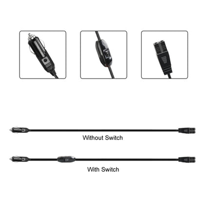 12V/24V Car Refrigerator Cable B Suffix Cigarette Lighter Plug Power Cord, Length:, 1m With Switch, 2m Without Switch, 2m With Switch, 3m Without Switch, 3m With Switch, 4m Without Switch, 4m With Switch, 5m Without Switch, 5m With Switch