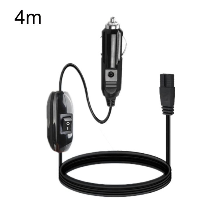 12V/24V Car Refrigerator Cable B Suffix Cigarette Lighter Plug Power Cord, Length:, 1m With Switch, 2m Without Switch, 2m With Switch, 3m With Switch, 4m Without Switch, 4m With Switch, 5m Without Switch, 5m With Switch