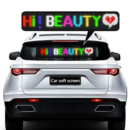 Vehicle Rear Window Color Flexible LED Electronic Screen, 276x90mm, 532x90mm, 788x90mm, 1044x90mm, 260x150mm, 500x150mm, WIFI Model 740x150mm, WIFI Model 980x150mm