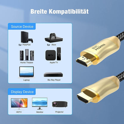 HDMI 2.1 Version 8K 60Hz For PS4 Cable Projector Notebook Set-Top Box Cable, HD803 2m