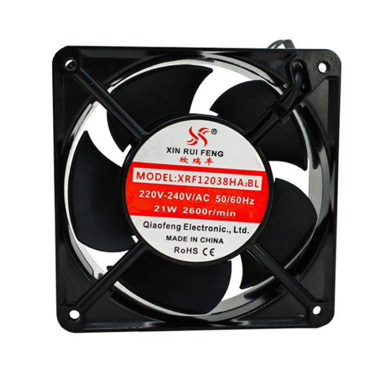 Cooling Fan 12cm Cabinet Power Distribution Cabinet Shaft, XIN RUI FENG XRX12038 380V Double Roller