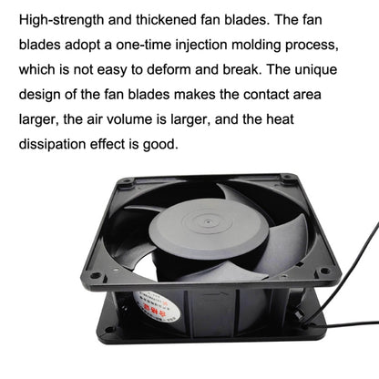 Cooling Fan 12cm Cabinet Power Distribution Cabinet Shaft, XIN RUI FENG XRX12038 380V Double Roller