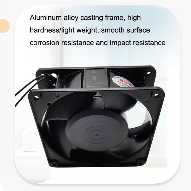 Cooling Fan 12cm Cabinet Power Distribution Cabinet Shaft, XIN RUI FENG XRX12038 380V Double Roller