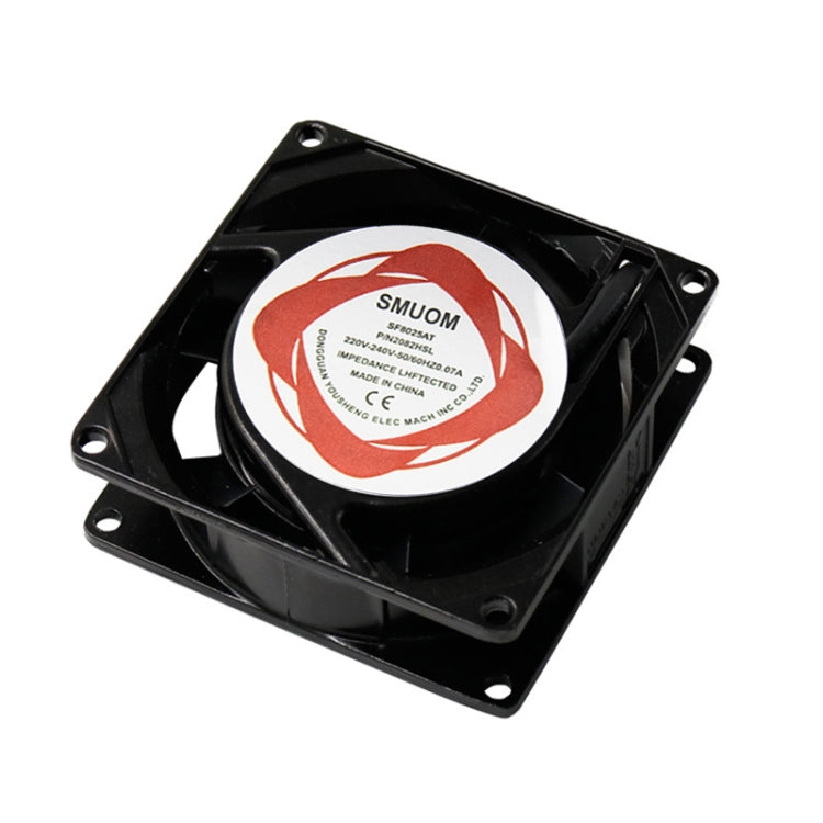 8cm Silent Chassis Cabinet Cooling Fan, SMUOM SF8025AT 220V Oil Bearing, SMUOM SF8025AT 220V Double Ball Bearing, SMUOM SF8025AT 110V Oil Bearing, SMUOM SF8025AT 110V Double Ball Bearing