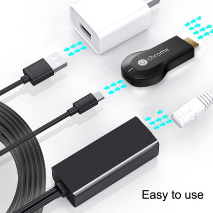RJ45 Micro USB to 100M Ethernet Adapter Steady Watch Video, Micro USB